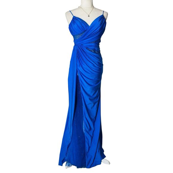 Cinderella Divine Stunning Blue Gown Sequin Mermaid  Dress SZ 4 Sweetheart $375 - Picture 7 of 12